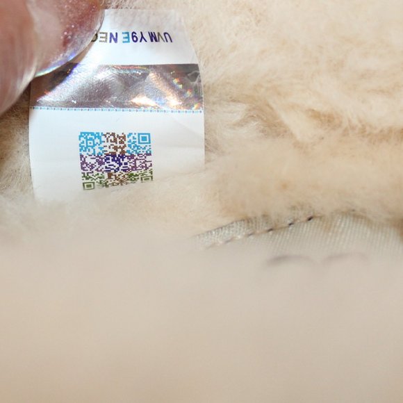 NIB UGG WOMEN'S SWEATER KNIT CLOG SLIP ON SHEARLING LINED SLIPPERS NATURAL - Picture 6 of 10